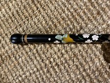 Rare oriental walking cane, converts to snooker cue.