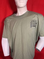 New Jeep Willys WW2 Army T Shirt T-shirt Olive Green Military Green Size M