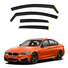 BWS wind Deflectors for BMW 3 F30 4-Door Saloon 2012-2019 4pcs Set Visors Tinted