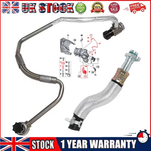 2pcs turbo oil feed - turbo, &