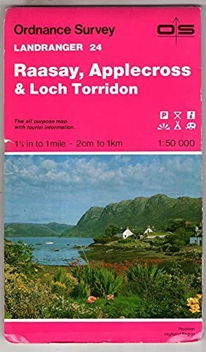 Landranger map raasay - map, 24