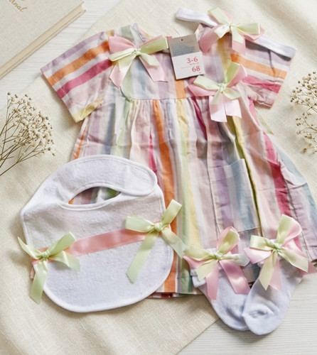 Baby girls pastels stripped - baby,