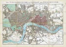 Antique map strangers guide - strangers, to