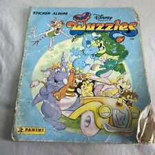 Vintage Wuzzles Sticker Book Panini 1986