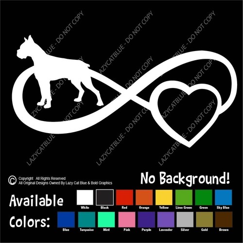 Boxer infinity decal sticker - infinity,