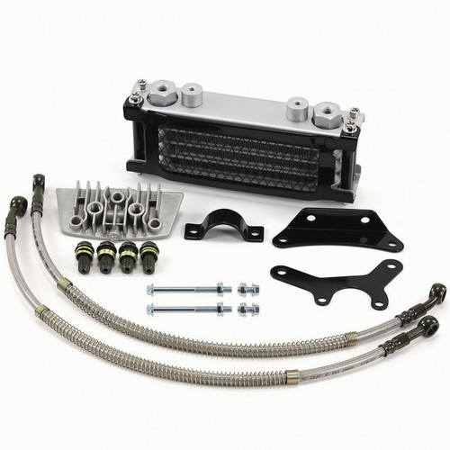 Oil cooler kit aluminum - kit,