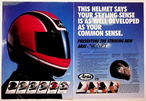 Vintage arai signet helmet - arai,