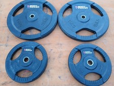 40 KGS OF BODY POWER R/C TRI-GRIP 'ONE-INCH' WEIGHT PLATES