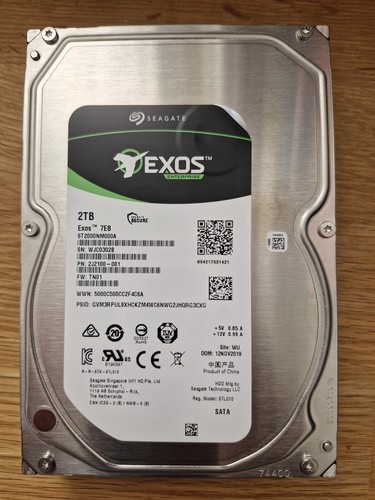 Seagate exos 7e8 2tb - exos, 3.5"