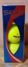 Seve Icon 3 Yellow Golf Balls Ball Sleeve