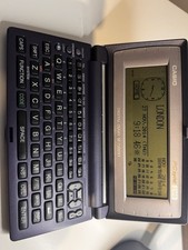 Rare U.K. Casio Digital Diary SF-7200SY 2 mb With Backlight PC