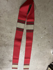 Vintage red multi colored Slabbinck Belgium Clergy Stole