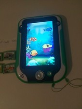 Green LeapFrog Leappad Ultra Tablet 4 Cartridges  Mr Pencil Disney 