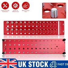 Nut and Bolt Thread Checker 28 Thread Identifier Gauge Inch and Metric Screw UK