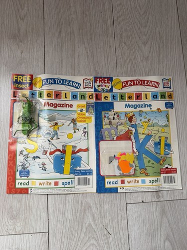 Vintage letterland magazines - vintage,