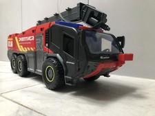Dickie Rosenbauer Panther Aircraft Rescue Fire Truck w/ Water Lights & Sounds