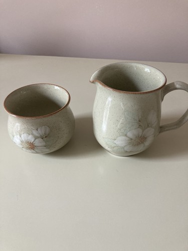 Denby daybreak milk jug - milk,