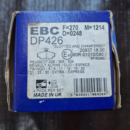 Ebc ultimax dp426 front brake - dp426,