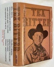 Tex Ritter Cassette by Creative Sounds Limited. Rare! Includes Hillbilly Heaven