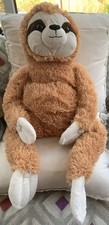 Large Sloth Toy With Microwaveable Bean Pouch