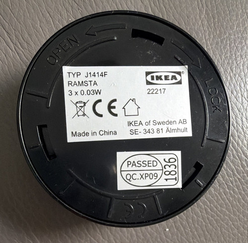 Ikea ramsta led battery night - battery,