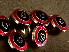 5 GG GUCCI BUTTONS BLACK/GOLD/RED 15mm Iconic GG Logo buttons 5pcs CHIC GUCCI