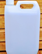Empty plastic bottles 4 x 5L Jerrycans natural  with T/E closures gallon