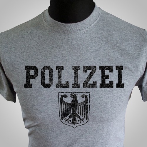 Polizei shirt retro german - polizei,