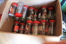 50+ Empty 200g Glass Jars Craft Jam Preserve Chutney Nails buttons great storage