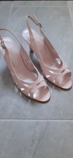 Capollini Pink Italian Leather Kitten Heel Shoes Size 7 UK RRP £79.99