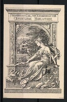 Exlibris freiherrlich carl von - freiherrlich,