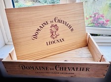 Yalumba Wooden Wine Box Crate with Lid CD Storage, Genuine