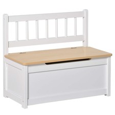 2 In 1 Wooden Toy Box, Seat