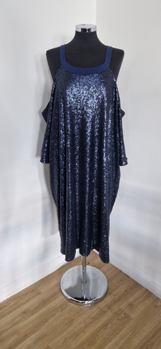 Asos curve blue sequin dress - asos,