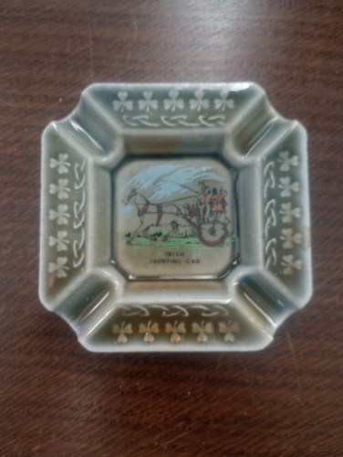 Irish porcelain ashtray - porcelain,