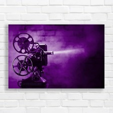Old Theatre Projector Purple