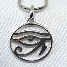 Eye of Horus 925 Silver Small Pendant Egyptian Healing Protection Symbol Amulet