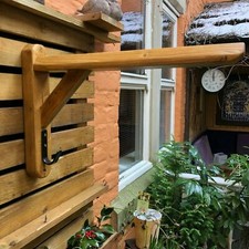 Wooden Saddle Rack/Stand-Handmade Rustic Wall/Stable mount with Hat/Tack hook