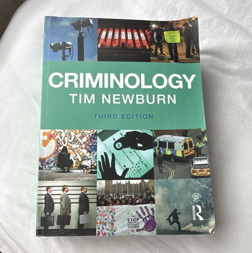 Criminology third edition - third, tim