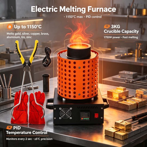 3kg electric metal - 3kg, melting