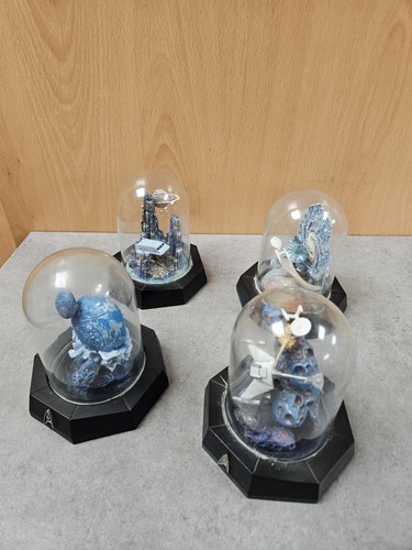 Star trek domed scuplture - trek, x4