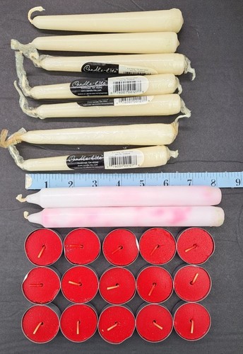 Vintage candle lot - of, scrap