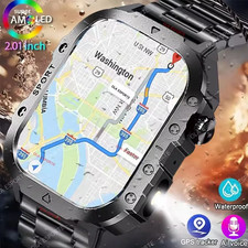 Military GPS Smart Watch Men