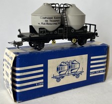 VINTAGE HORNBY ACHO 7030 HO SILO CEMENT GREY WAGON ROLLING STOCK BOXED FRANCE
