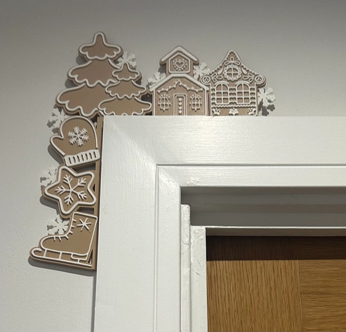 Gingerbread house door light - gingerbread, &