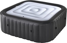 4.3 Ft Inflatable Hot Tub Cover Square Energy Saving Spa Lid Enclosure