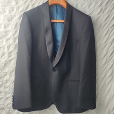 M&S Black Shawl Collar Mens Tuxedo. Blazer Jacket Size UK 42.