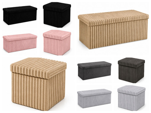Foldable storage ottoman - storage,