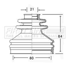 Drive shaft bellow kit fits - drive,