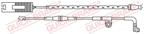 Rear warning contact brake - rear,